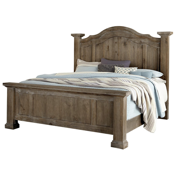 Vaughan-Bassett Rustic Hills Queen Poster Bed 682-559/682-955/682-922 IMAGE 1