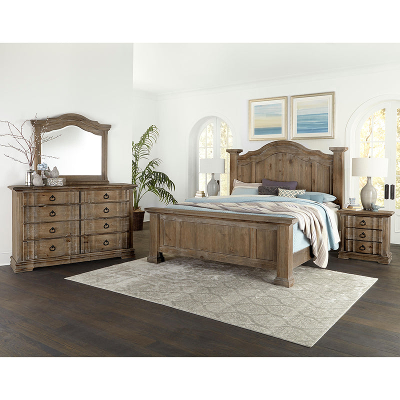 Vaughan-Bassett Rustic Hills Queen Poster Bed 682-559/682-955/682-922 IMAGE 4