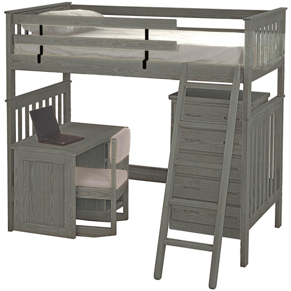 Crate Designs Furniture Kids Beds Loft Bed G4705T/7015/6430 IMAGE 1