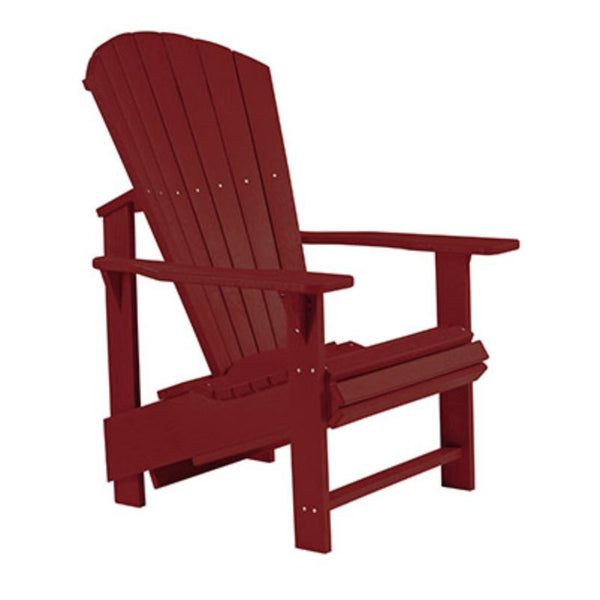 C.R. Plastic Products Generation C03-05 Upright Adirondack - Burgundy IMAGE 1