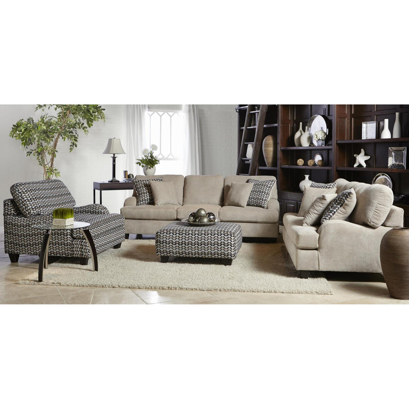 Minhas Furniture Stationary Fabric Sofa NU1013-GB-01 IMAGE 2