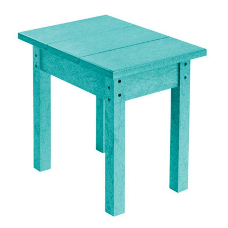 C.R. Plastic Products Generation T01-09 Small Rectangular Table - Turquoise IMAGE 1