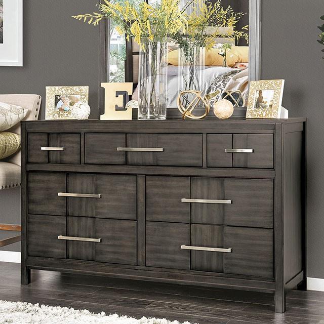 Furniture of America Berenice 7-Drawer Dresser CM7580GY-D IMAGE 7