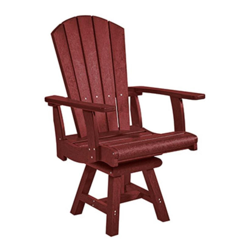 C.R. Plastic Products Generation C15-05 Dining Arm Chair - Burgundy IMAGE 1