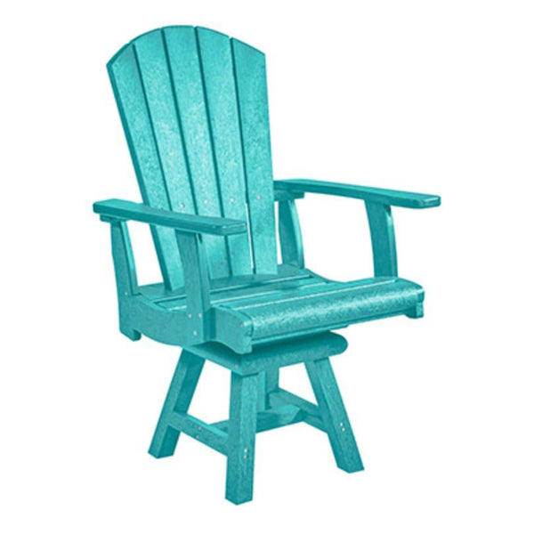 C.R. Plastic Products Generation C15-09 Dining Arm Chair - Turquoise IMAGE 1