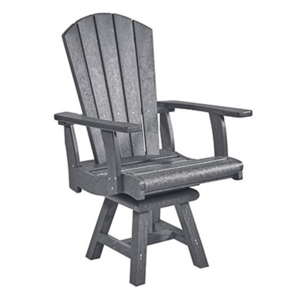 C.R. Plastic Products Generation C15-18 Dining Arm Chair - Slate IMAGE 1