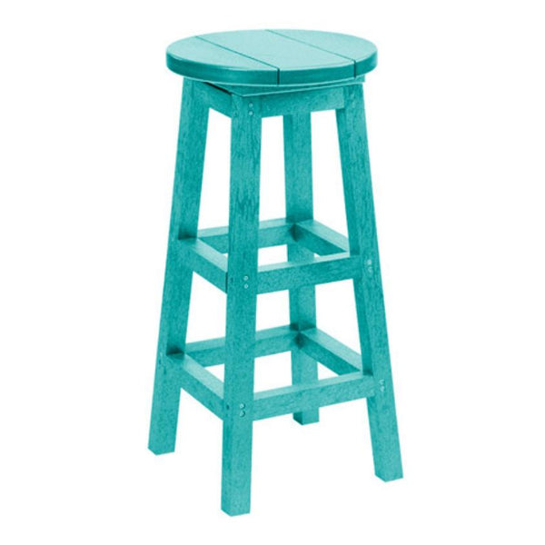 C.R. Plastic Products Generation C21-09 Bar Stool - Turquoise IMAGE 1