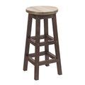  C.R. Plastic Products Generation C21-16-07 Bar Stool - Chocolate/Beige IMAGE 1