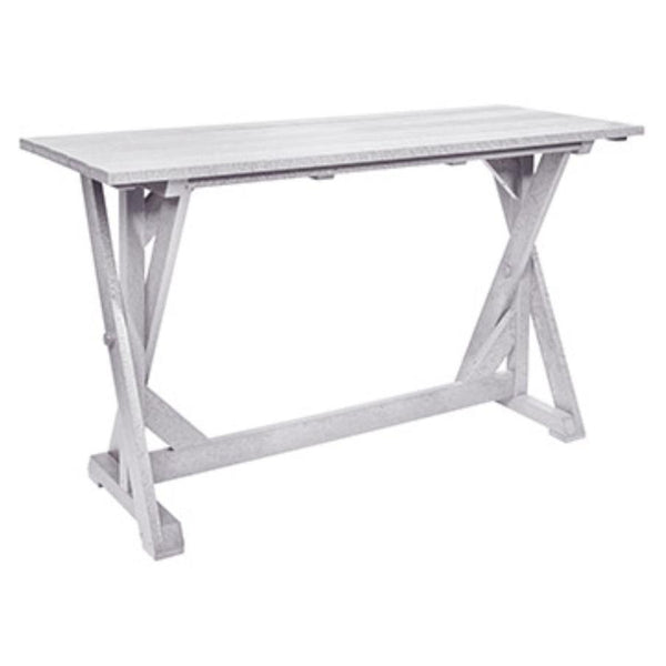 C.R. Plastic Products New Harvest T202-02 72" Bar Table - White IMAGE 1