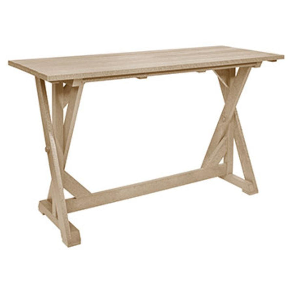 C.R. Plastic Products New Harvest T202-07 72" Bar Table - Beige IMAGE 1