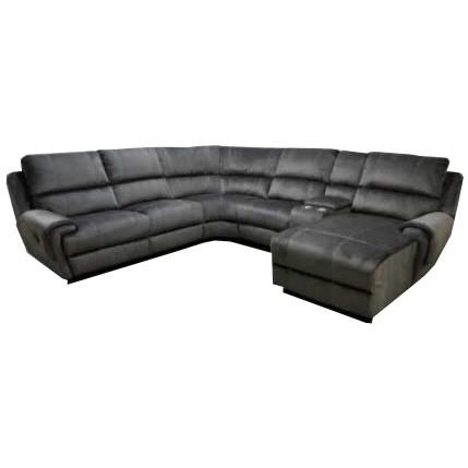 Lifestyle Reclining Fabric 6 pc Sectional U6241S IMAGE 1