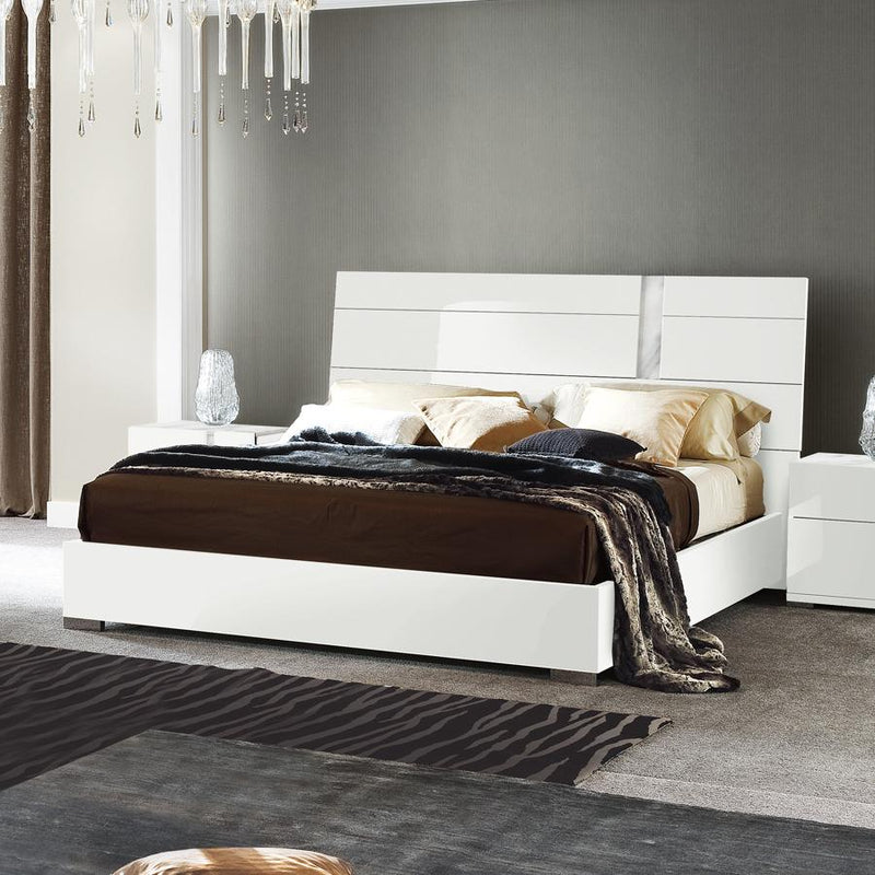 ALF Italia Bianca King Panel Bed Bianca King Bed IMAGE 1