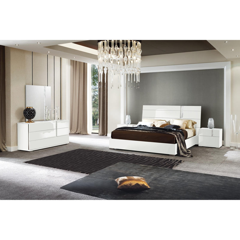 ALF Italia Bianca King Panel Bed Bianca King Bed IMAGE 2