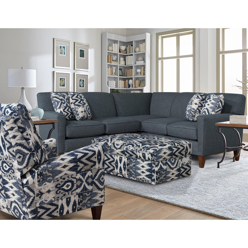 England Furniture Collegedale Fabric 2 pc Sectional 6200-28 7648/6200-63 7648 IMAGE 2