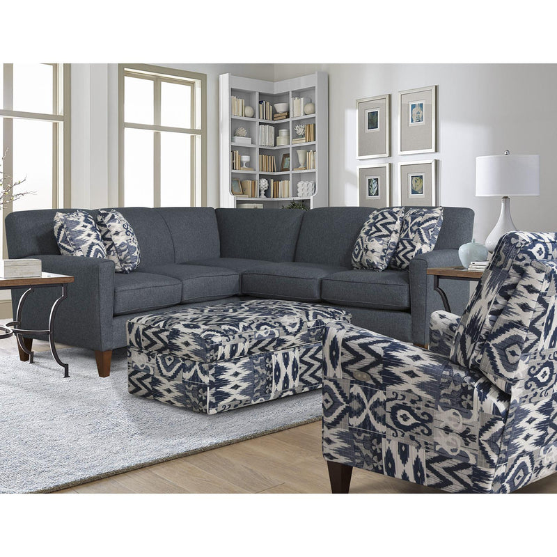 England Furniture Collegedale Fabric 2 pc Sectional 6200-64 7648/6200-27 7648 IMAGE 2