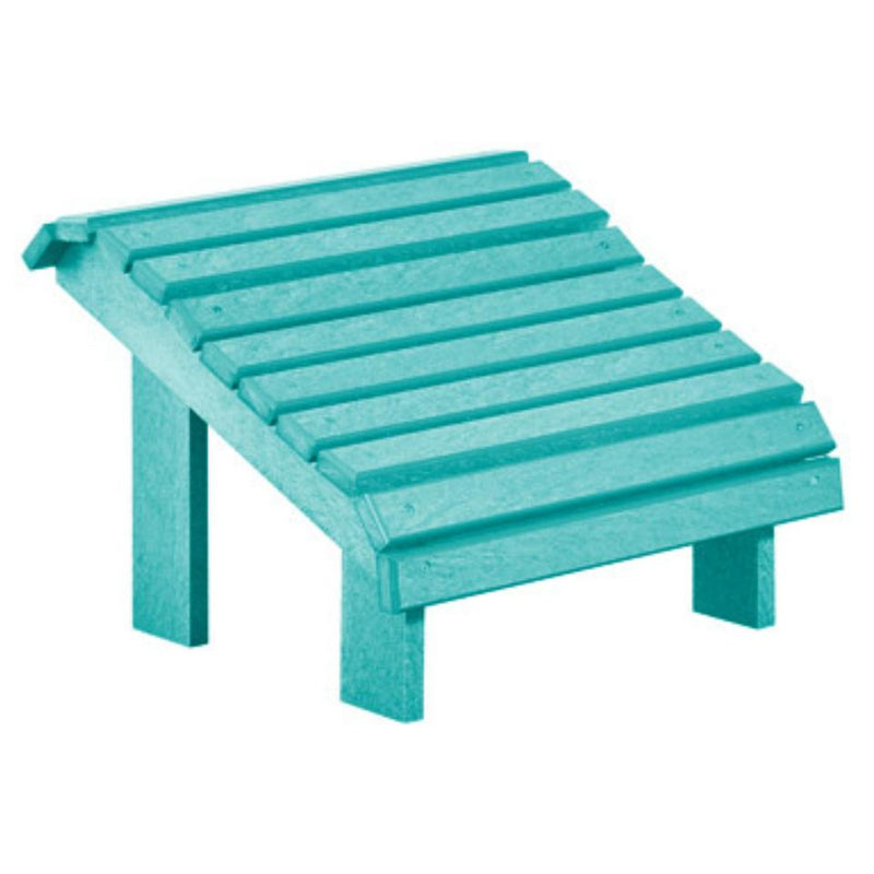 C.R. Plastic Products Generation F04-09 Footstool - Turquoise IMAGE 1