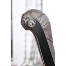 Furniture of America Amina Dining Table with Glass Top CM3219GY-T IMAGE 4