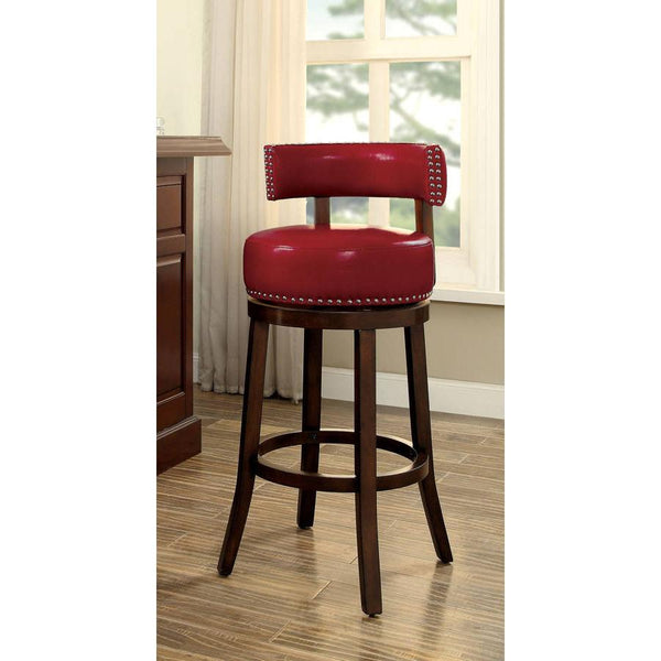 Furniture of America Shirley Pub Height Stool CM-BR6251RD-29-2PK IMAGE 1