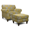 England Furniture Renea Fabric Ottoman 5R07 7939 IMAGE 2