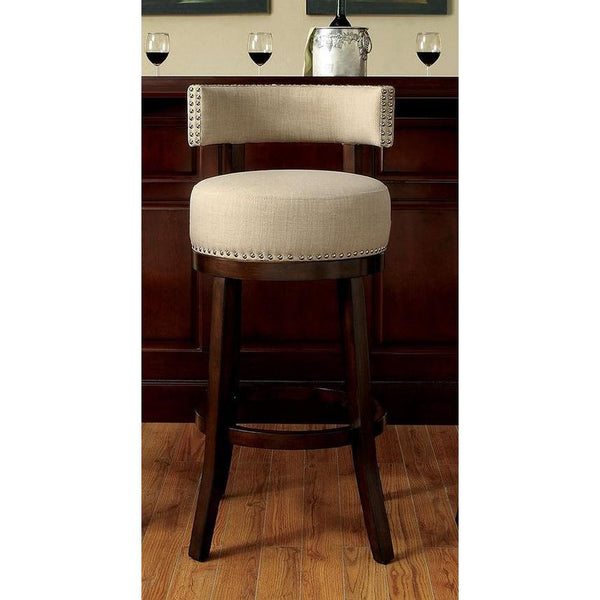 Furniture of America Linsey Pub Height Stool CM-BR6252BG-29-2PK IMAGE 1