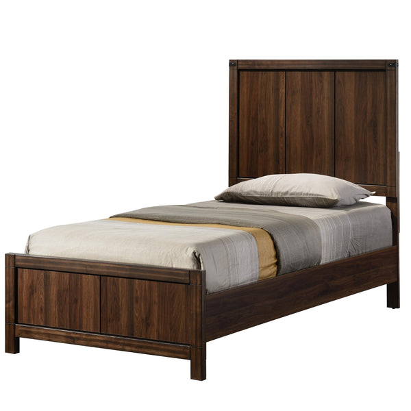 Crown Mark Belmont Twin Panel Bed B3100-T-HBFB-WD/B3100-FT-RAIL IMAGE 1