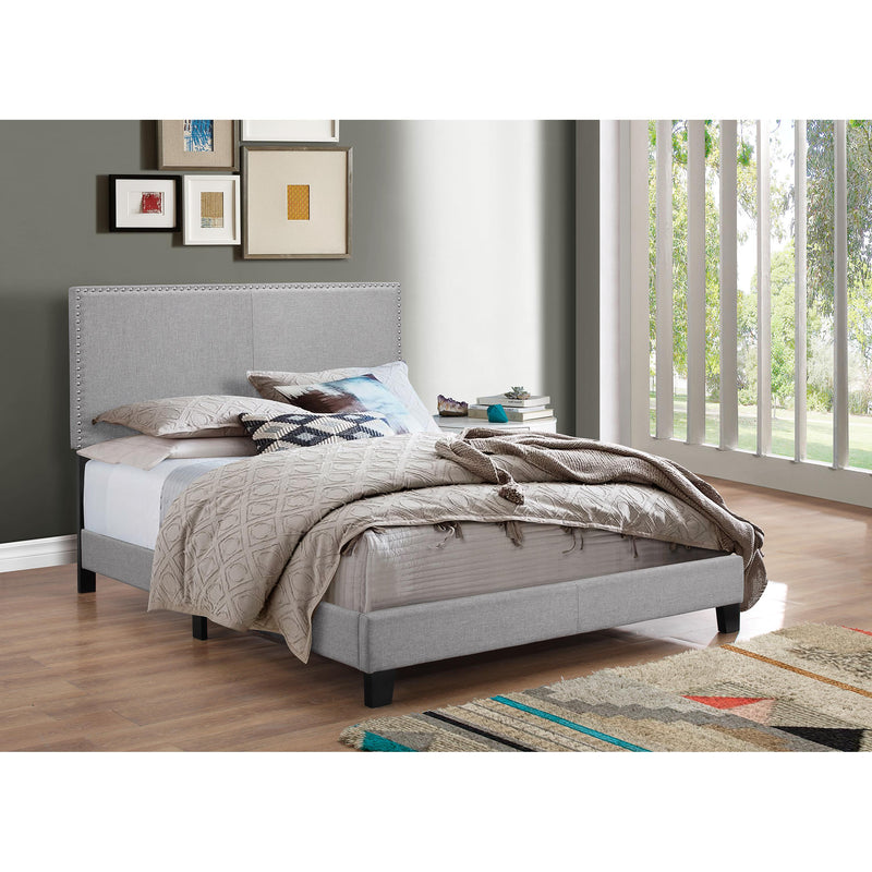 Crown Mark Erin Full Upholstered Platform Bed 5271GY-F-NH IMAGE 3