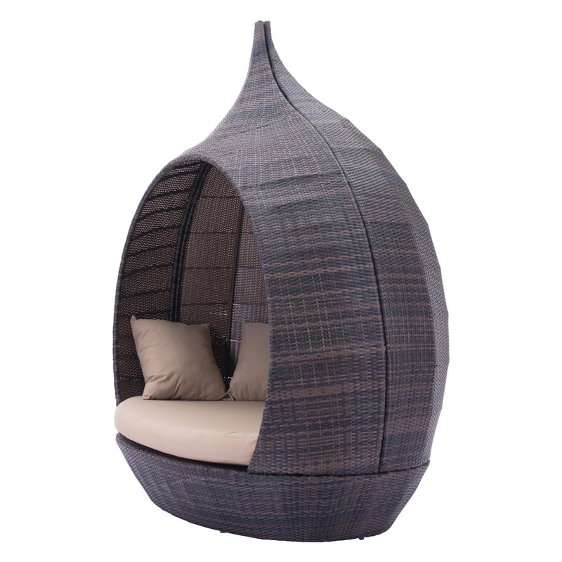  Zuo Martinique 703632 Beach Daybed - Brown & Beige IMAGE 5