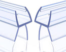 2-Pack Shower Door Bottom Seal, (1/4" x 36") Ultra Clear Shower Door Seal Strip, Stop Shower Leaks and Create A Water Barrier