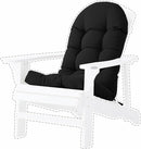 Adirondack Chair Cushion,Thickened Patio Chair Pad for Indoor and Outdoor, Water Proof and Fade-Resistant High Back Rocking Chair Cushion for Indoor and Outdoor,45 X 31 Inch (Black)