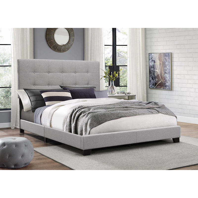 Crown Mark Florence King Upholstered Platform Bed 5270GY-K IMAGE 1