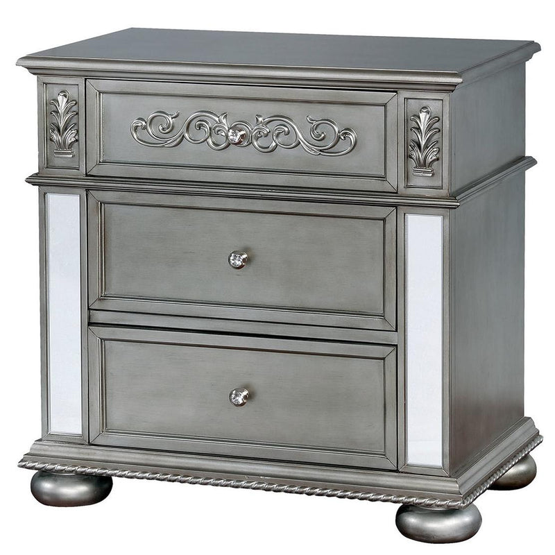 Furniture of America Azha 3-Drawer Nightstand CM7194N IMAGE 1