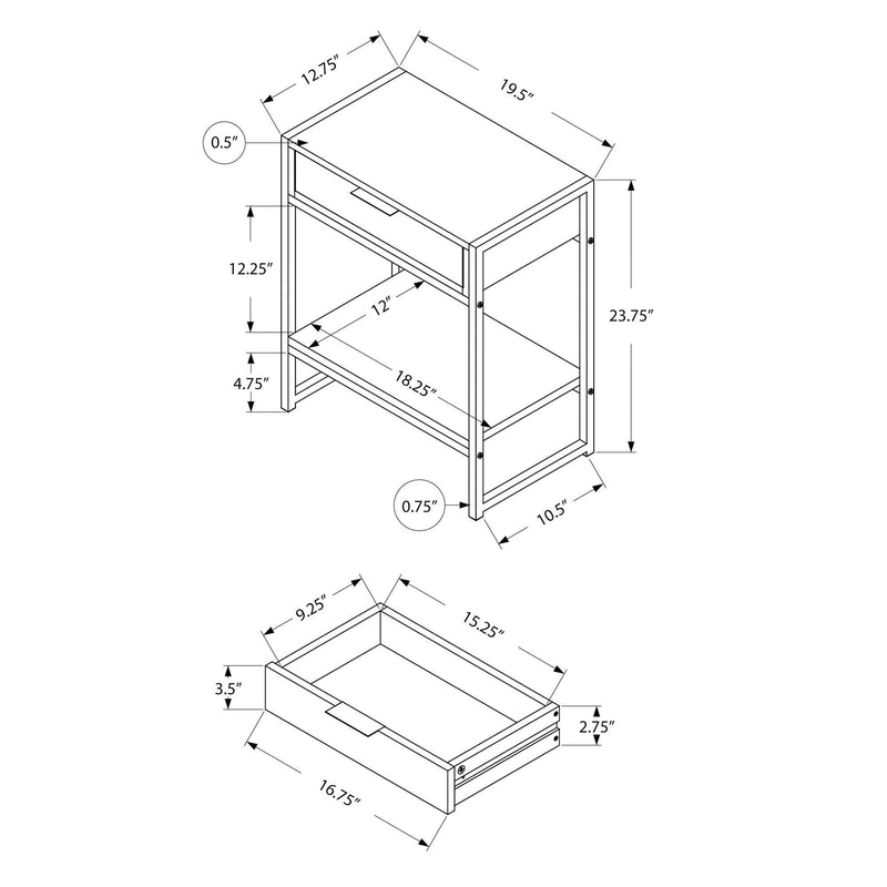 Monarch Accent Table I 3484 IMAGE 5