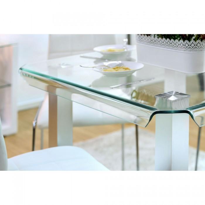 Furniture of America Square Richfield II Counter Height Dining Table with Glass Top CM3362PT IMAGE 2