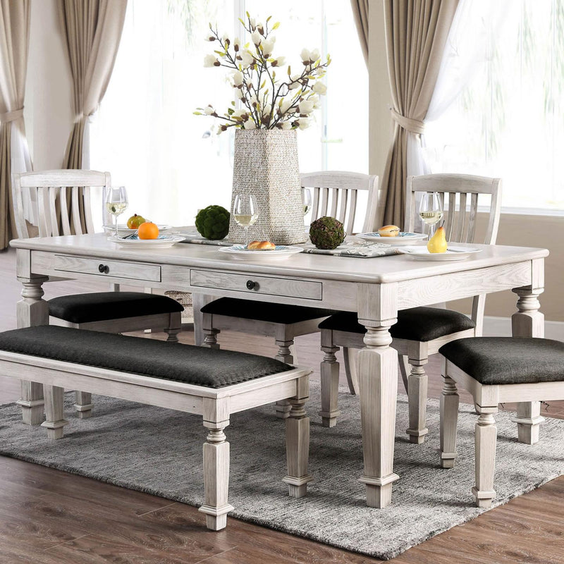 Furniture of America Georgia Dining Table CM3089T IMAGE 1