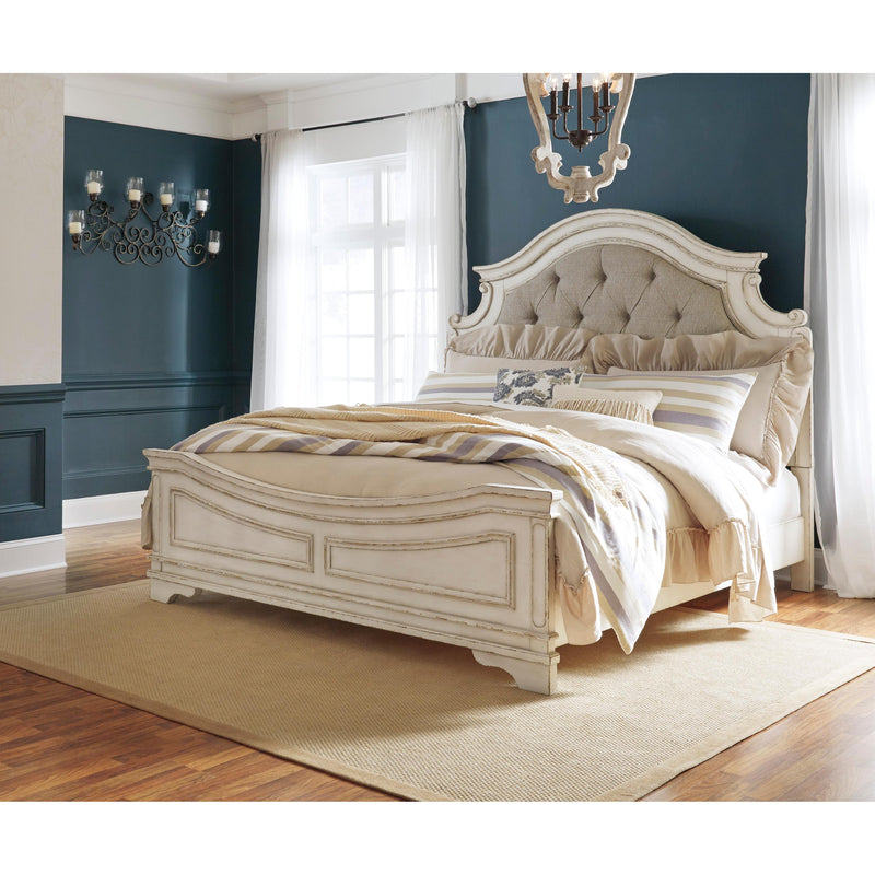 Signature Design by Ashley Realyn B743-57 Queen Upholstered Panel Headboard IMAGE 2