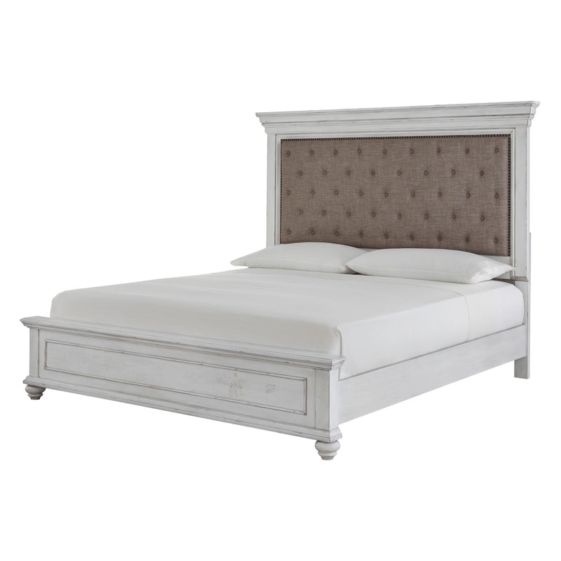 Benchcraft Kanwyn California King Upholstered Panel Bed B777-158/B777-56/B777-94 IMAGE 1