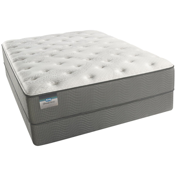 Simmons BeautySleep White Pass Luxury Firm Mattress Set (Queen) IMAGE 1