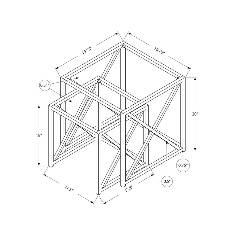 Monarch Nesting Table I 3441 IMAGE 5