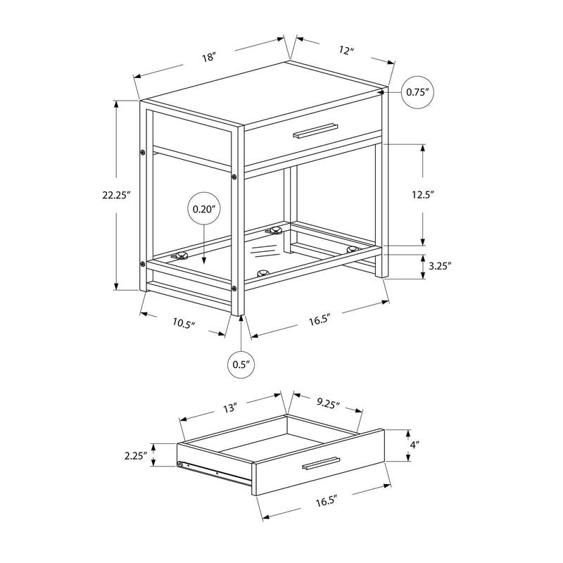 Monarch Accent Table I 3500 IMAGE 5