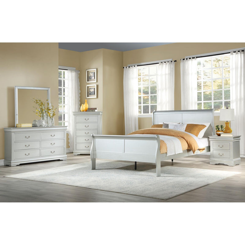 Acme Furniture Louis Philippe Queen Sleigh Bed 26730Q IMAGE 4