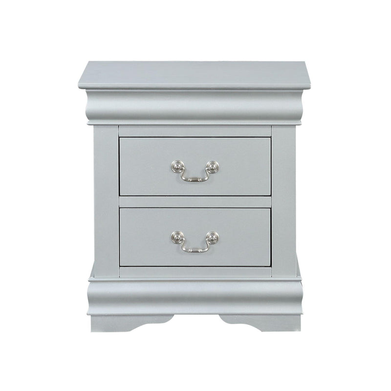 Acme Furniture Louis Philippe 2-Drawer Nightstand 26733 IMAGE 2