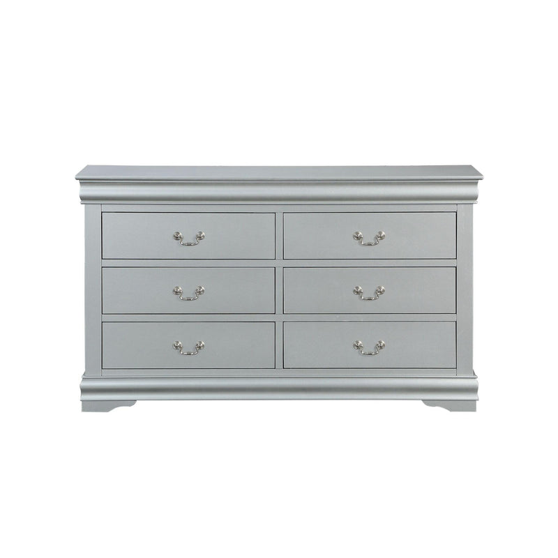 Acme Furniture Louis Philippe 6-Drawer Dresser 26735 IMAGE 2