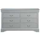 Acme Furniture Louis Philippe 6-Drawer Dresser 26735 IMAGE 3