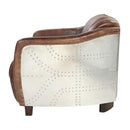 Acme Furniture Brancaster Stationary Leather Loveseat 53546 IMAGE 4