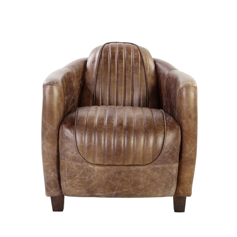 Acme Furniture Brancaster Stationary Leather Chair 53547 IMAGE 2