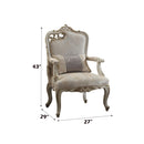 Acme Furniture Picardy 56883 Chair with Pillow (Lf Leaf) IMAGE 2
