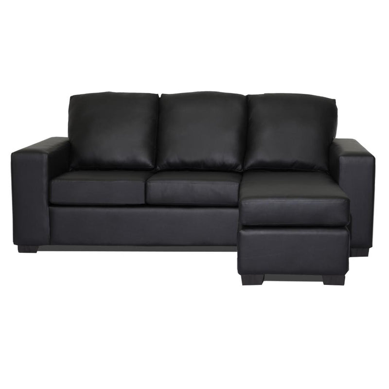 Minhas Furniture 1525 PU 2 pc Sectional 1525-BPU-CHOFA IMAGE 1