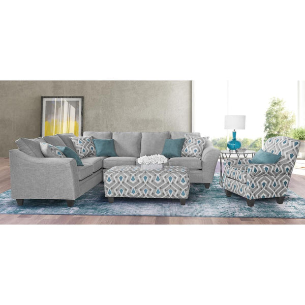 Minhas Furniture Caliber Fabric 2 pc Sectional NU1010-05 IMAGE 1