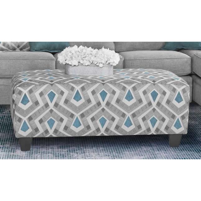 Minhas Furniture Caliber 1010 Fabric Ottoman NU1010-07 IMAGE 1