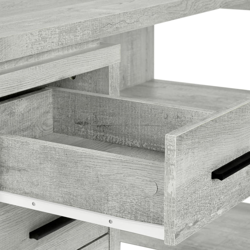 Monarch Computer Desk - Grey I 7421 IMAGE 7